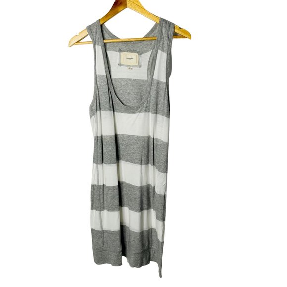 Country Road Size XL Grey White Block Sleeveless Racerback Casual Wear Dress - Picture 2 of 9